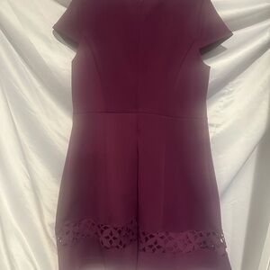 Elegant Purple Mini Dress